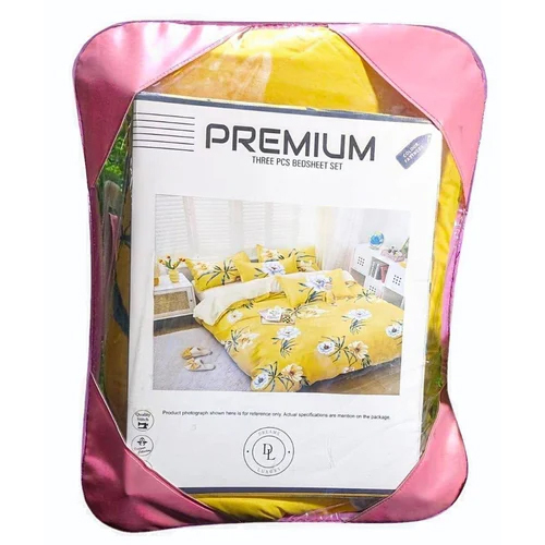 Premium Three PCS Bedsheet Set