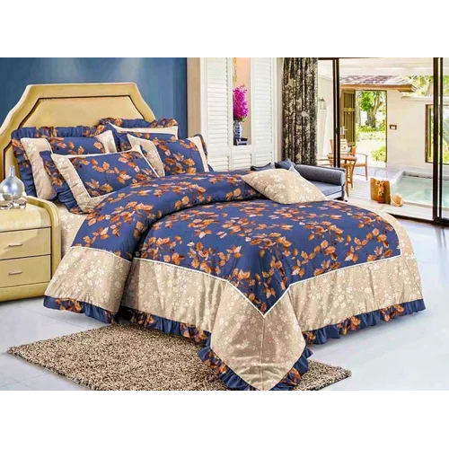 Leo 3 Pcs Glace Cotton Double Bedsheet