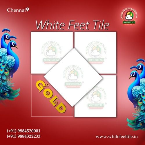 white feet - cool roof tiles - glossy roof tiles