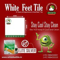 white feet - cool roof tiles - glossy roof tiles