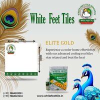 white feet - cool roof tiles - electricity saving roof tiles