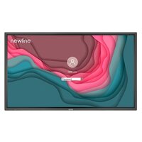 Newline Ip Plus Series - Pvc 65-inch Rectangular Interactive Flat Panel, Black Color, Multi-touch Capability & Handwriting Recognition