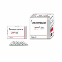 Clindamycin Capsules - 150mg Antibiotic For Bacterial Infections | Effective For Lung, Throat, Stomach, Skin, Soft Tissues, Bones, Joints, And Teeth