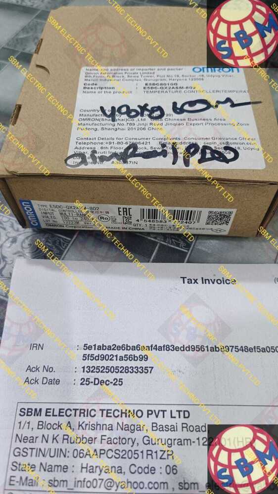 OMRON DIGITAL CONTROLLER, E5DC-QX2ASM-802,A22TK-2LR-11-10