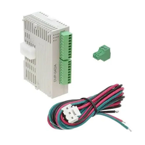 Dvp04Ad-S Analog Extension Module - Color: Green & White