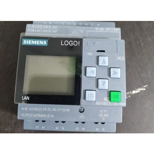 Siemens 6Ed1052-1Cc08-0Ba2 Logo Plc - Color: Grey