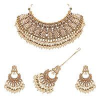 Wedding Collection | Reverse AD Necklace| Choker Necklace set| Bridal Necklace set| Reverse AD Stone| Mehandi Plated