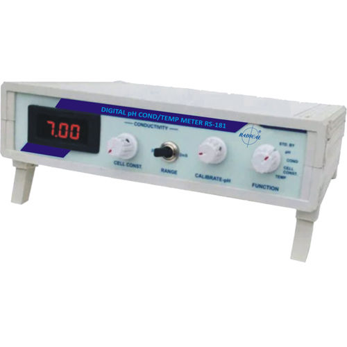 Digital pH, Conductivity & Temperature Meter - 230V AC, 50 HZ | Elegant Rugged Design, Fast & Accurate Measurements