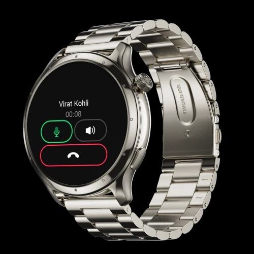 NoiseFit Mettle Smart Watch Stainless Steel Finish, 1.4" HD Display