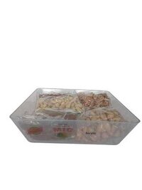 Acrylic Dry Fruit Tray - Color: Transperency