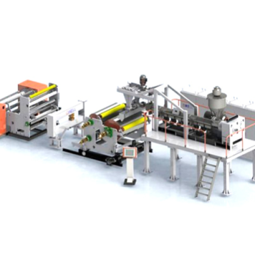 PP Sheet Extrusion Line - Mild Steel, Up to 1200mm Width, Electric-Driven , Automatic Operation for Enhanced Productivity