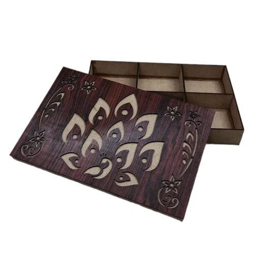 Mdf Gift Hamper Box - Color: Brown