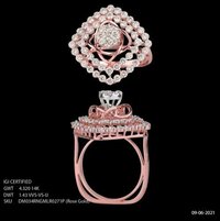 Real Diamond Ring2 - Gold 14kt, 4.3gm, Round Gh Color, Vs Clarity | Classic Elegance And Exquisite Brilliance In Every Piece
