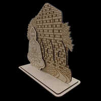 Wooden Buddha Statue - Various Sizes Available | Durable, Religious Style, Buddhism Theme