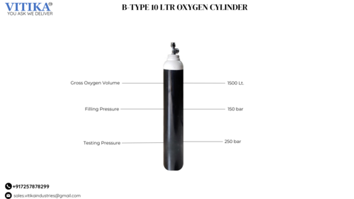 10 Liters Oxygen Cylinder