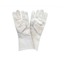 Cotton Hand Gloves - Cotton Fabric, Full Finger Style, Plain White Design | Comfortable And Versatile For Various Tasks