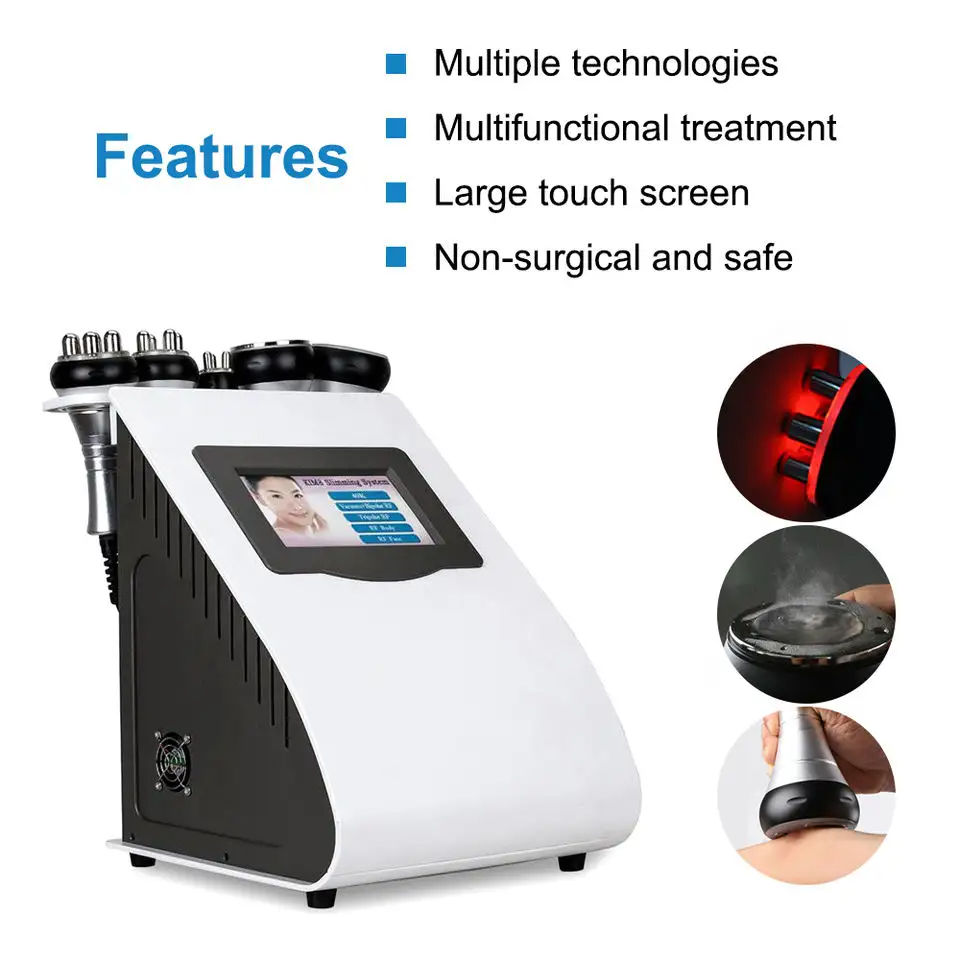 5 in 1 Body Massage Shaping Machine with RF Vacuum Cavitation