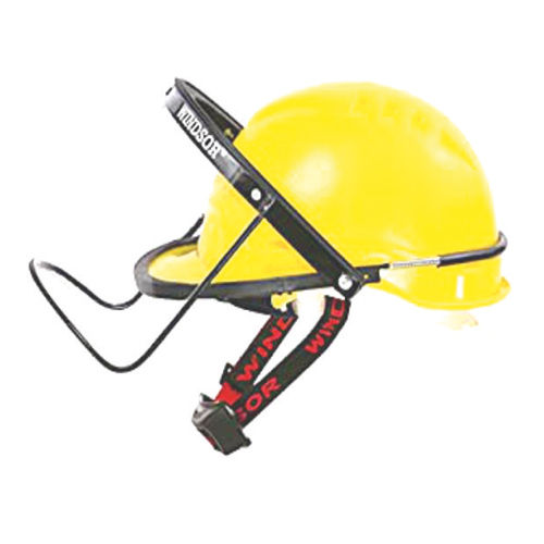 Face Shield Clear And Helmet - Color: Yellow