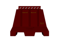 Kaveri Road Barriers Trapezium 1 Mtr