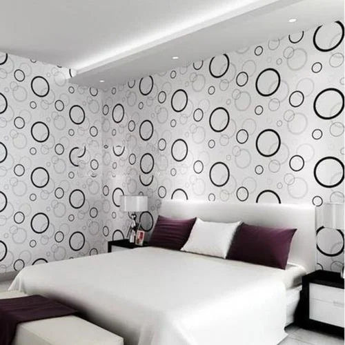 Pvc Bedroom Wallpaper - Style: Modern