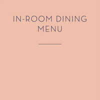 Grey In Room Dining Menu