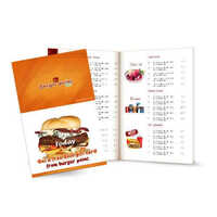 Menu Card Printing Services in Karol Bagh