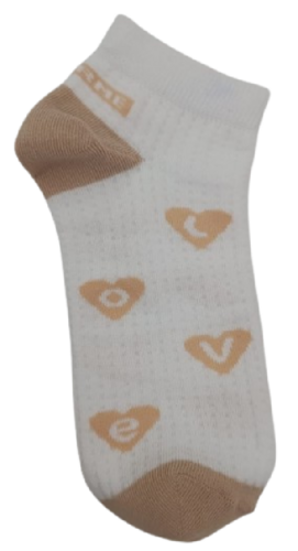 LOVE HEART SHAPE ANKLE SOCKS