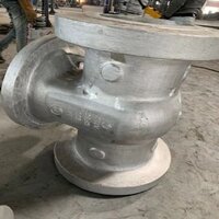 Gate Valve Casting - Cast Steel, Standard Dimensions (reference Required), Silver Color, Rough Surface Finish, No Surface Treatment