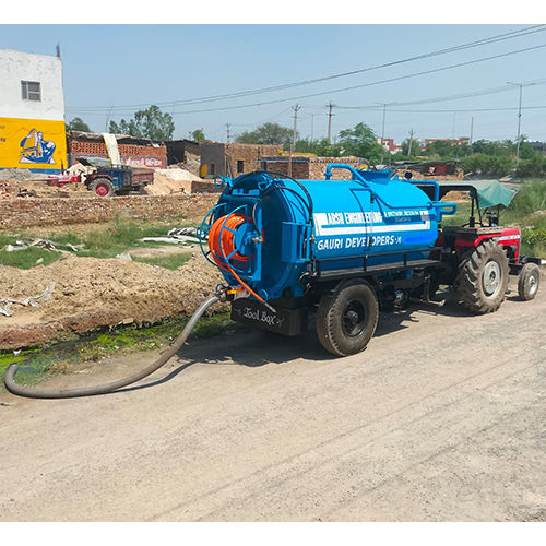 6000 Ltr Tractor Towing Sewer Suction Cum Jetting Machine