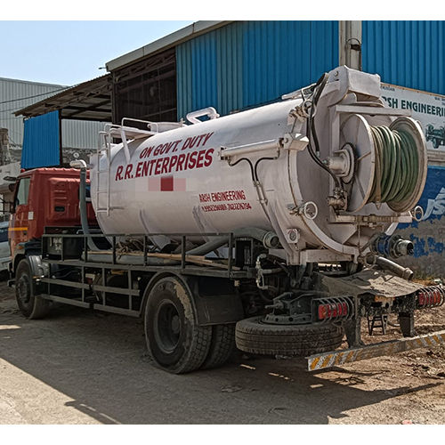 8000 Ltr Truck Mounted Sewer Suction Cum Jetting Machine