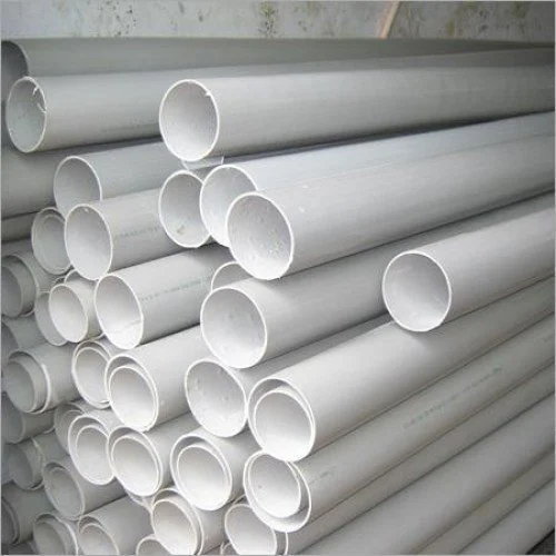 Pvc Round Pipe - Pvc Material, Round Shape, White Color | Warranty Included