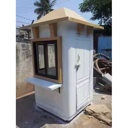 Frp Portable Security Cabin - Color: White