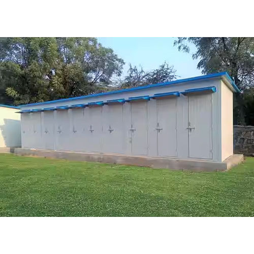 Prefab Prefabricated Portable Toilet - Color: Blue