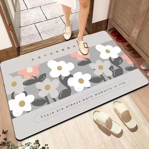 Diatomaceous Earth Bath Mat Diatomite Bath Mat Nonslip Bathroom Floor Mats