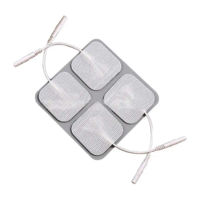 Sticking TENS Pads Self-Adhesive, for IFT, TENS, Massager Machines Four Pieces Pig-Tail Design