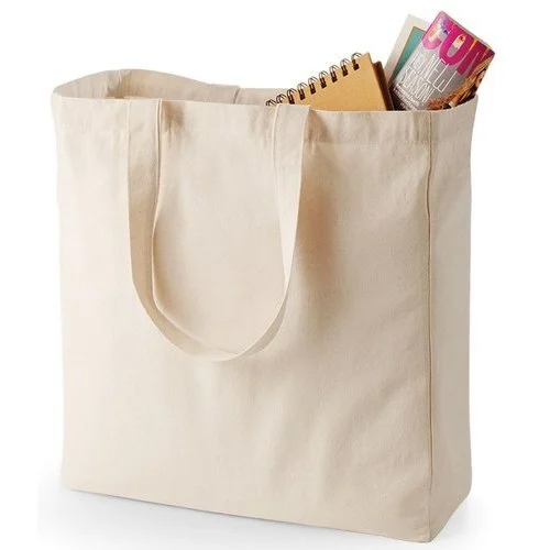 Canvas Cotton Carry Bag - Design: Plain