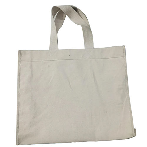 White Canvas Bag - Design: Plain