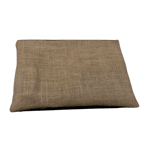 Jute Zipper Pouch