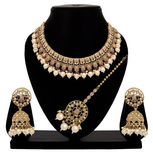 Traditional Reverse AD sets | Bridal Necklace set| Wedding Collection | Choker Necklace set| Reverse AD Necklace set for women