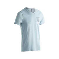 Slim Fit V-Neck Gym T-Shirt - Feature: High Quality