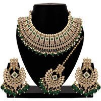 Wedding Collection| Reverse Ad Necklace| Bridal Necklace Set| Mehandi Plated| Choker Necklace Set| Necklace Set For Women