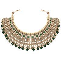 Wedding Collection| Reverse AD Necklace| Bridal Necklace set| Mehandi Plated| Choker Necklace set| Necklace set for women