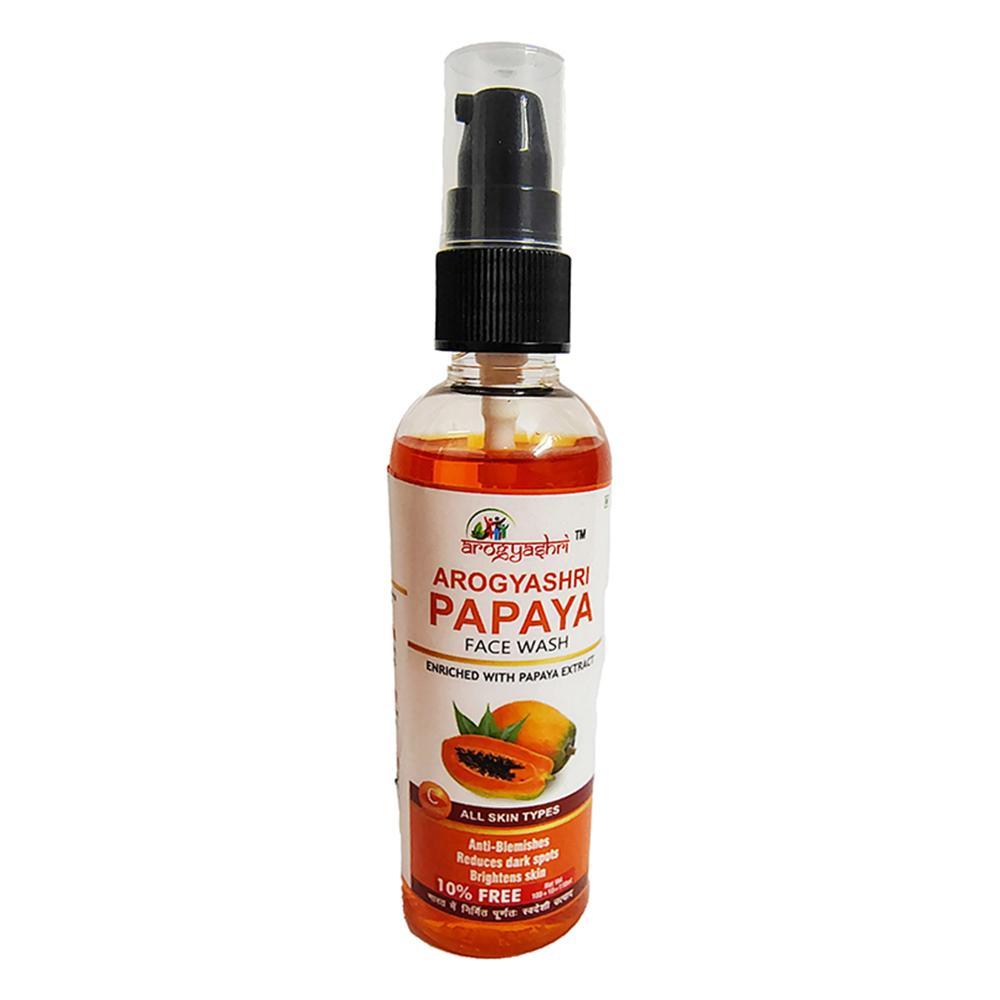 Papaya Face Wash - 100% Safe, Flexible Formula | Reduces Acne And Pimples, Soothes Inflammation And Redness, Orange Color