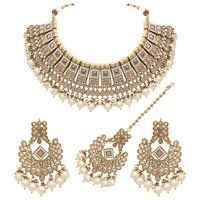 Traditional Wedding Collection| Bridal Jewellery set| Reverse AD Necklace| Mehandi Plated| Reverse AD Stone|gift for women