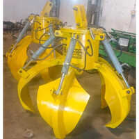 Hydraulic Orange Grapple - Color: Yellow