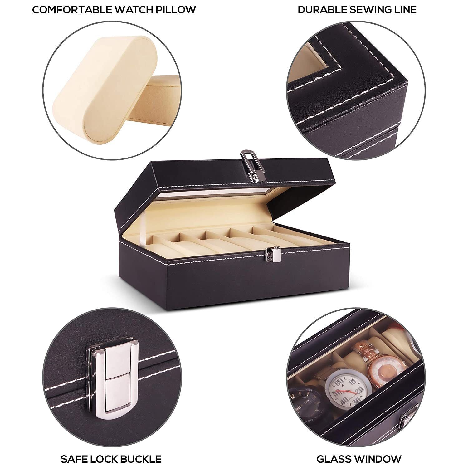 6 SLOT WATCH BOX