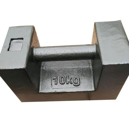 Cast Iron Counter Weight - Color: Black