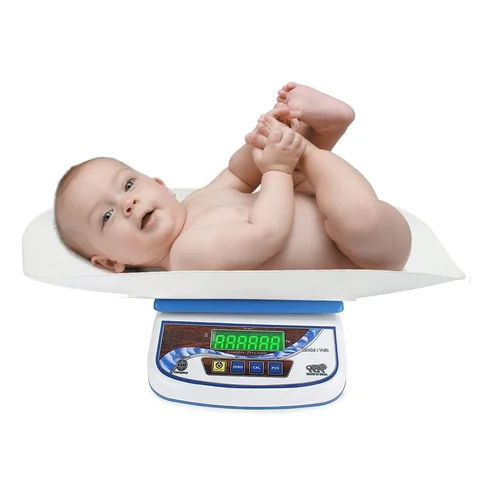 Fully Automatic Baby Weighing Scale - Color: Black