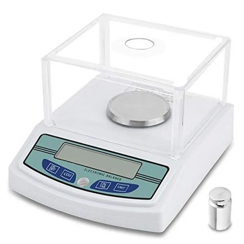 Electronic Precision Balance - Color: White