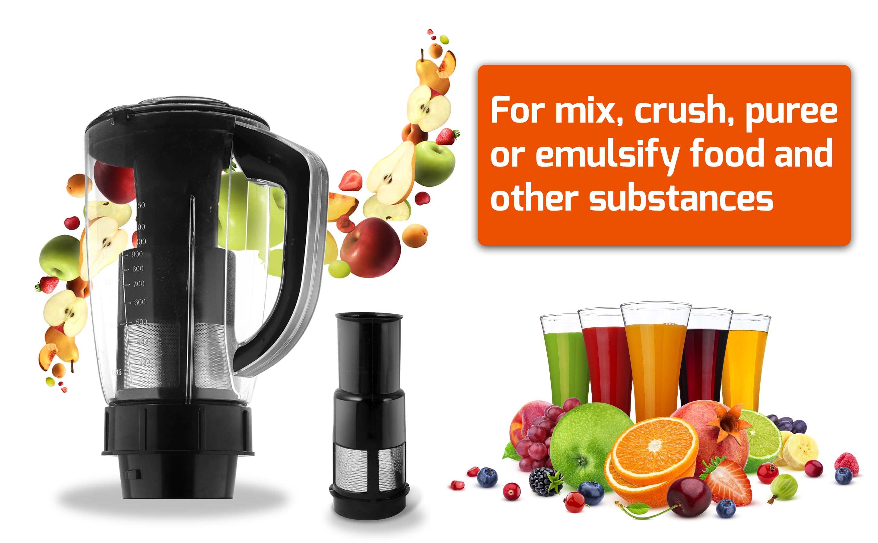 Juicer Jar for Mixer Grinder